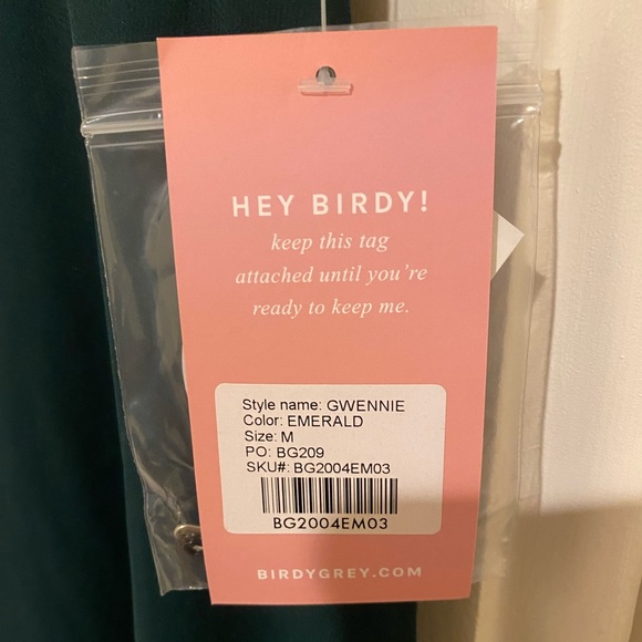 Birdy Grey Gwennie Dress - Emerald, Medium - Picture 4 of 4